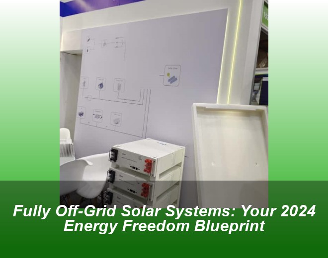 Fully Off-Grid Solar Systems: Your 2024 Energy Freedom Blueprint